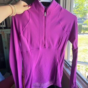 Pink Lululemon Zip up, Size 4, Never worn